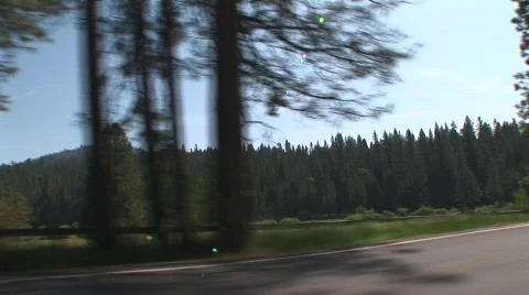 Road Yosemite Видео 478291