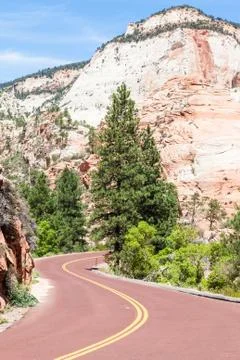 Road in zion Stock Photos