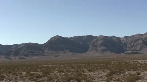 ROAD2LA-0012 DESERT PANORAMA Stock Footage 10712880
