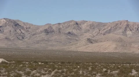 ROAD2LA-0013 MOUNTAIN DESERT PANORAMA Stock Footage 10712895