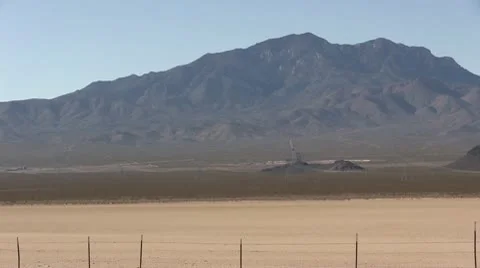 ROAD2LA-0033 DESERT MOUNTAIN PANORAMA Stock Footage 10713251