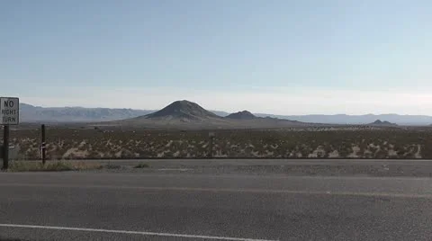 ROAD2LA-0051 MOUNTAIN ZOOM Stock Footage 10713380