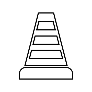 Roadblock icon vector Stock Illustration