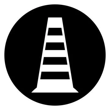 Roadblock icon vector Stock Illustration