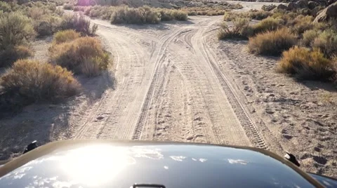 Off Roading In The Desert Stock Footage 52554919