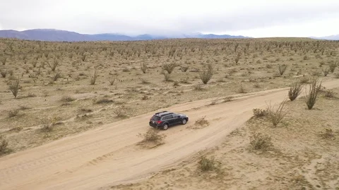Off-Roading in the desert Stock Footage 114414354