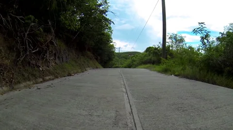 Off roading in the Virgin Islands Stock Footage 41449198