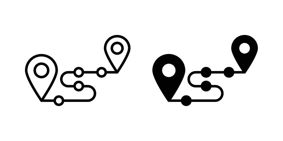 Roadmap icon graphic design. web icons vectors 스톡 일러스트