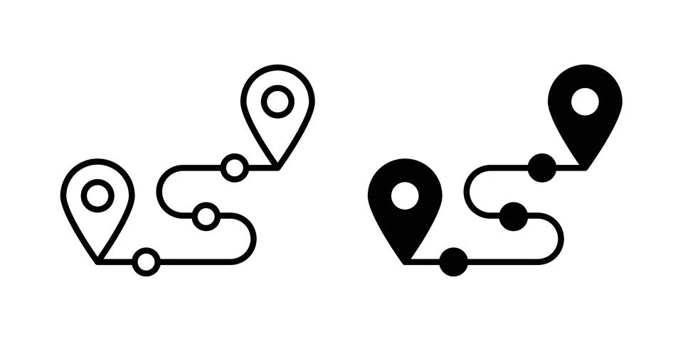 Roadmap icon graphic design. web icons vectors 스톡 일러스트