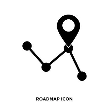 Roadmap icon vector Stock Illustration