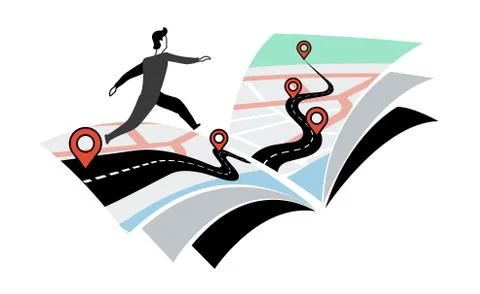 Roadmap Stock Illustration