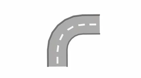 Roads and streets in many different corners 3d-rendering イラスト素材