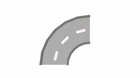 Roads and streets in many different corners 3d-rendering イラスト素材