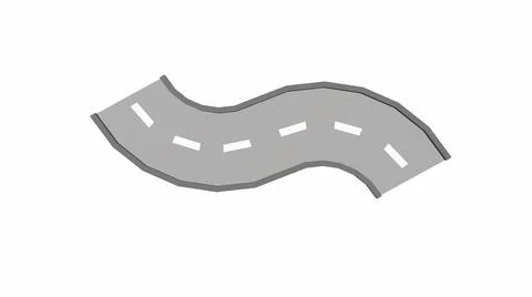 Roads and streets in many different corners 3d-rendering イラスト素材