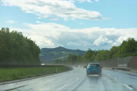 Roads Of Austria. Stock Photos