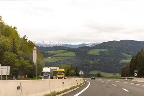 Roads Of Austria. Stock Photos