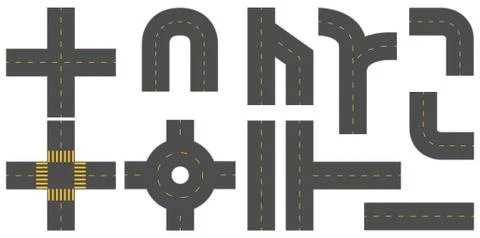 Roads Stock Illustration