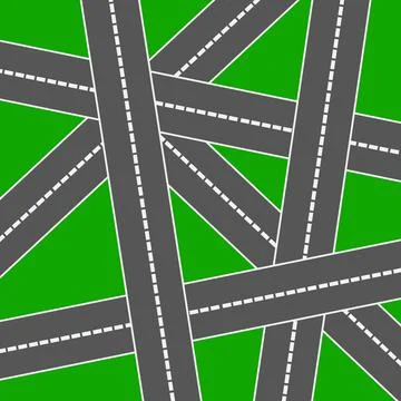 Roads Stock Illustration