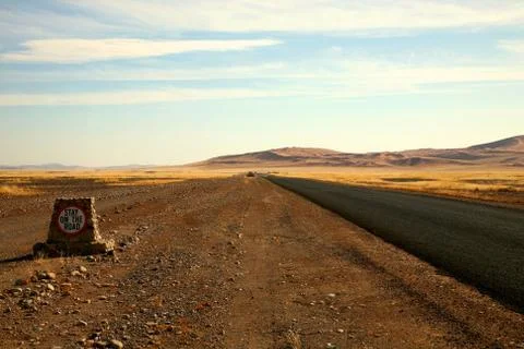 Roads in Namibia Stock Photos