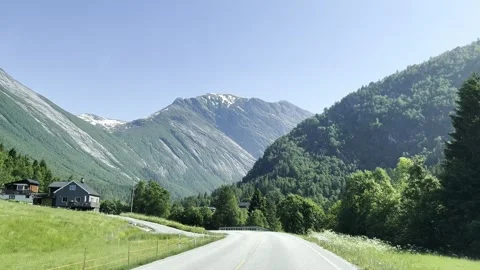 Roads of Norway Stock Footage 308162540