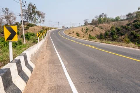 Roads in rural areas of developing countries Foto stock