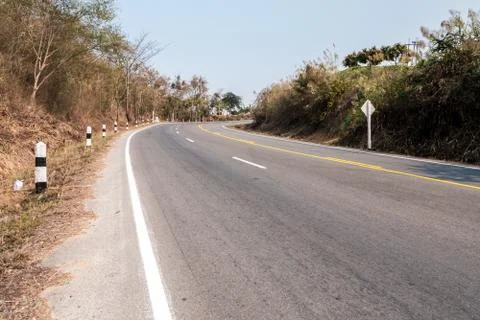 Roads in rural areas of developing countries Foto stock
