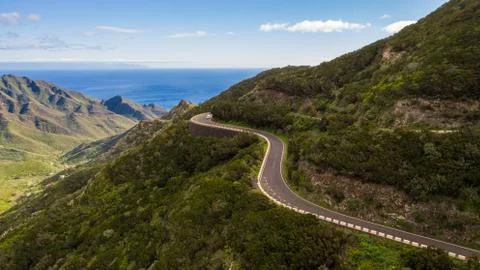Roads on Tenerife Stock Photos