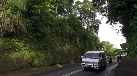 Roads in tropical country Stock Footage 58317488