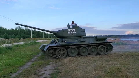 On the roads of war in a jeep through the forest 1 Stock Footage 156804797