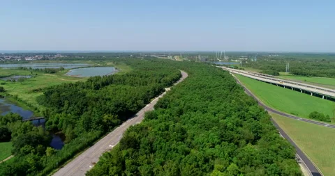 Roads in the wilderness Stock Footage 155202972