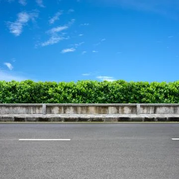 Roadside and pavement Stock Photos