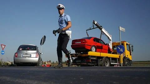 Roadside  Assistance Stock Footage 30419504