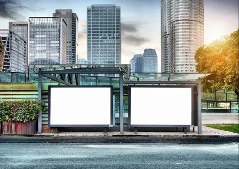 Roadside billboards Stock Photos