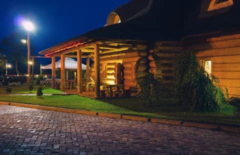 A roadside cafe. Stock Photos