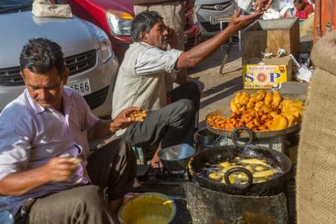 Roadside cooks Stock Photos