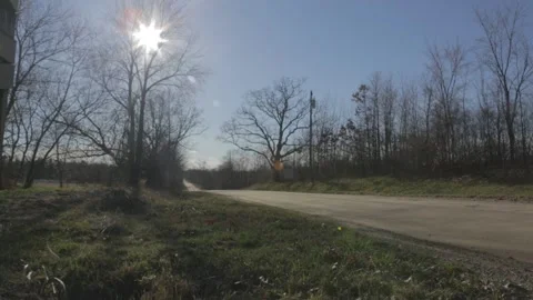 Roadside in Michigan Stock Footage 136843469