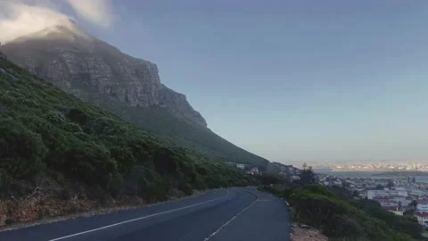 Roadside mountain view Stock Footage 146587511