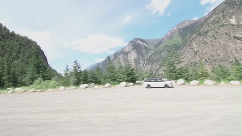 Roadside mountains Stock Footage 110614329
