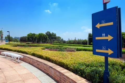 Roadside park Stock Photos