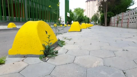 Roadside pavement 動画素材 195510426