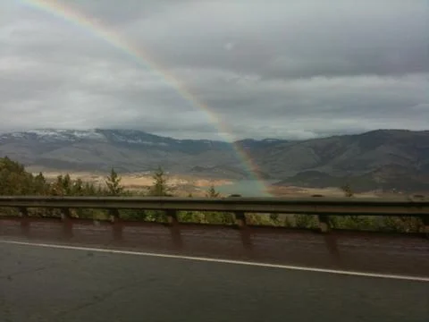 Roadside Rainbow Fotos de archivo