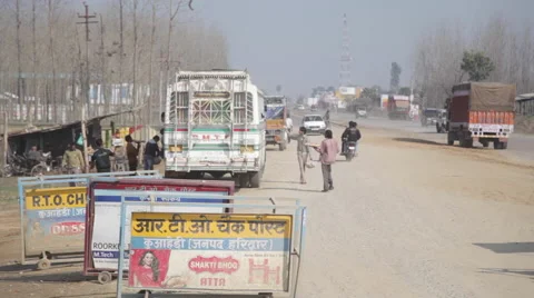 Roadside Shop in India Stock Footage 41244687