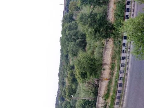 A roadside view Stockfoto's