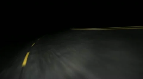 Roadtrip at night Stock Footage 10837061