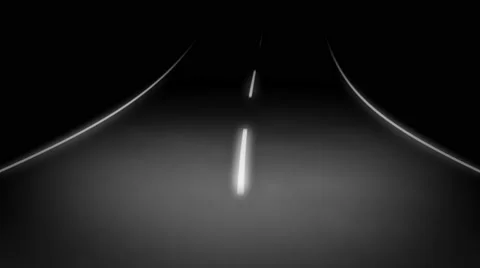 Roadtrip at night. Stock Footage 61233331