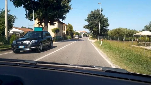 Roadview by the car Stock Footage 93298551