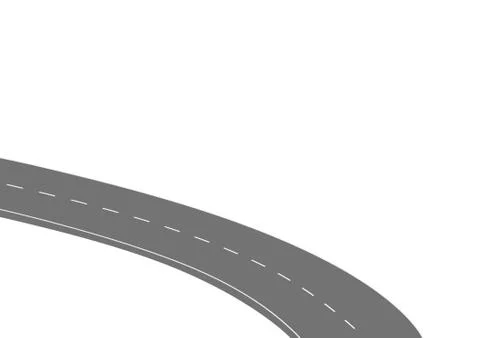 Roadway journey to the future. Stock Illustration