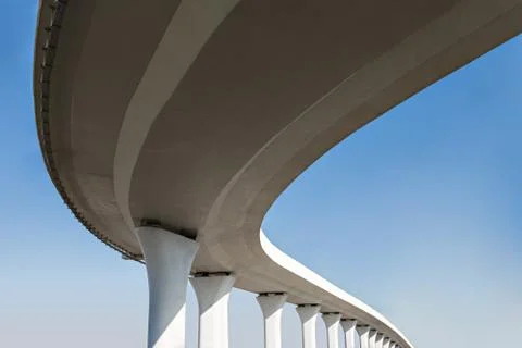 Roadway in the sky Stock Photos