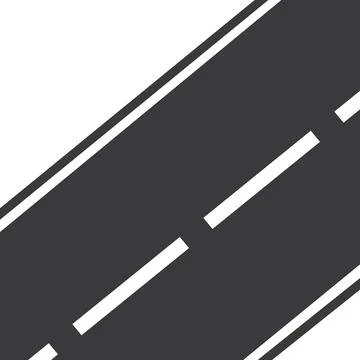 Roadway vector illustration design template Stock Illustration