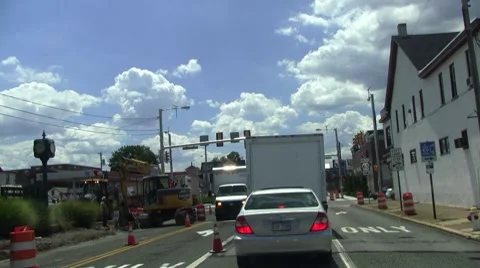 Roadwork construction Video stock 8566660